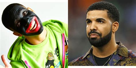 drake black face pic